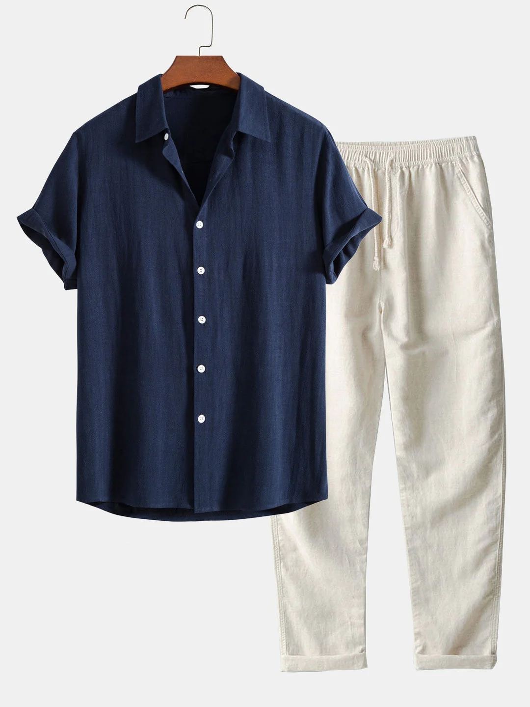 Azure | Ensemble pour Homme | Chemise & Pantalon D'Été, Stretch & Tendance