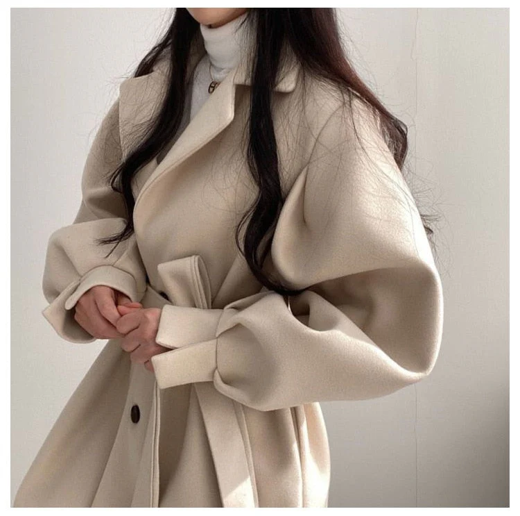 Basma | Manteau Laine Élégant - Image 5