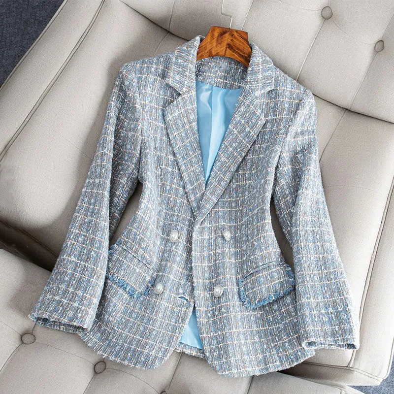 Bouchera | Blazer En Tweed Élégant - Image 3