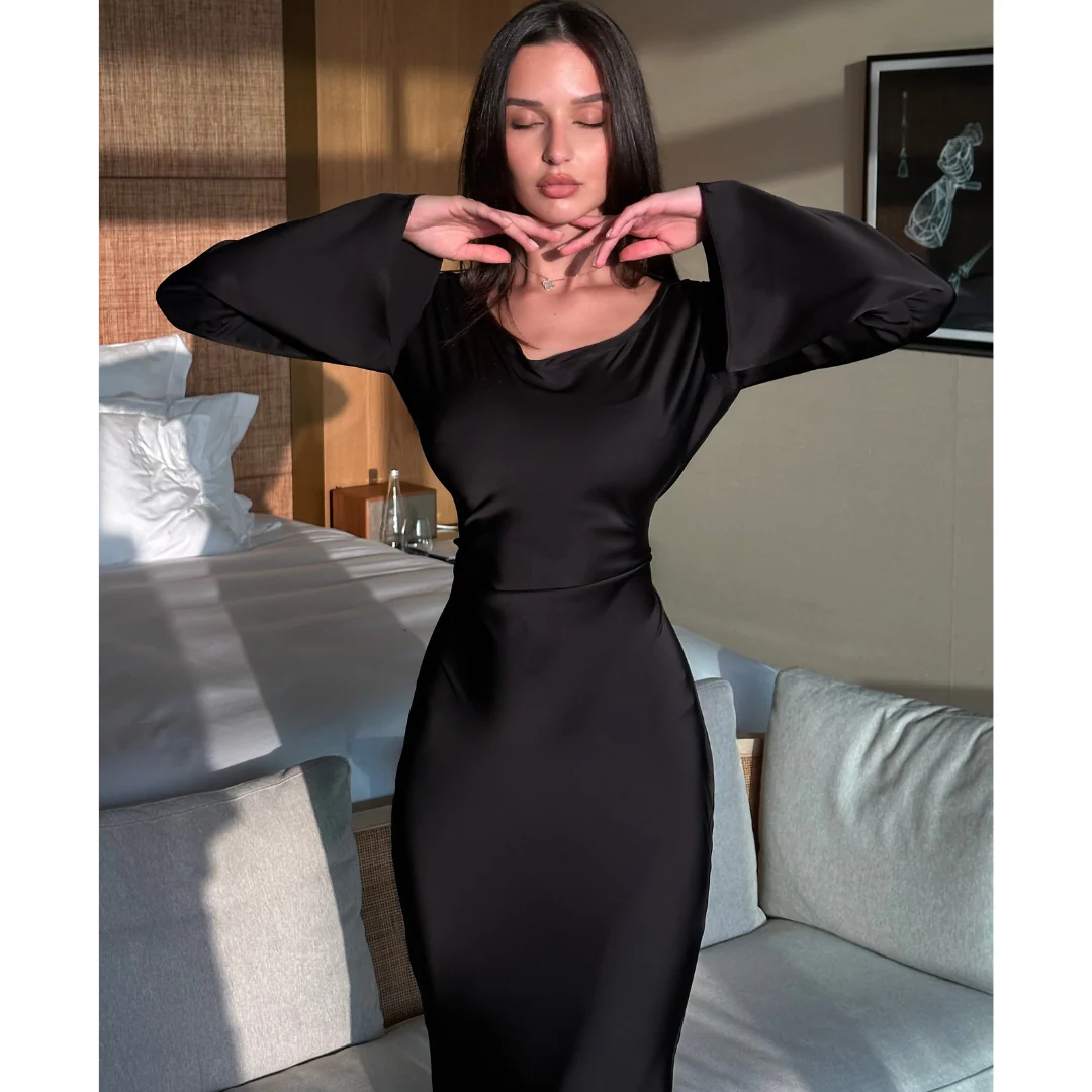Céciles | Robe Longue Élégante Femme - Image 3