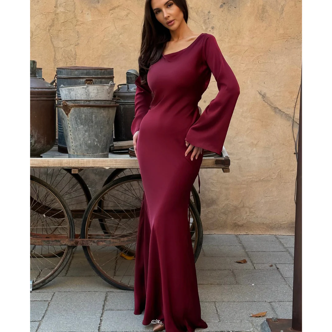 Céciles | Robe Longue Élégante Femme - Image 5