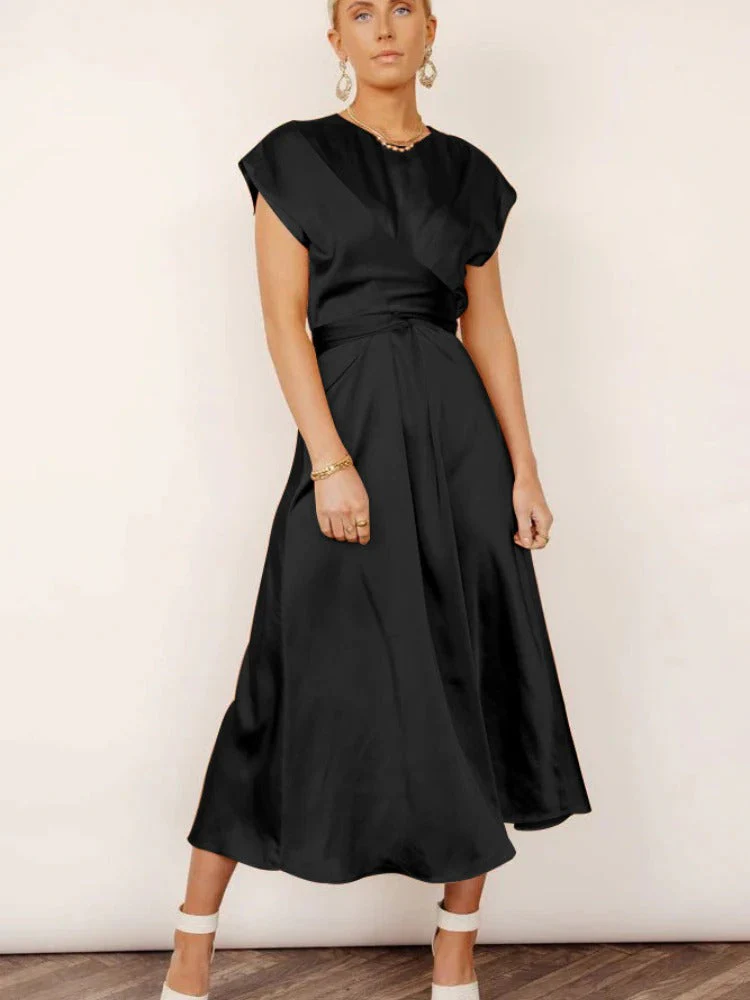 Chaïma | Robe fluide pour femme | Manches longues - Image 3