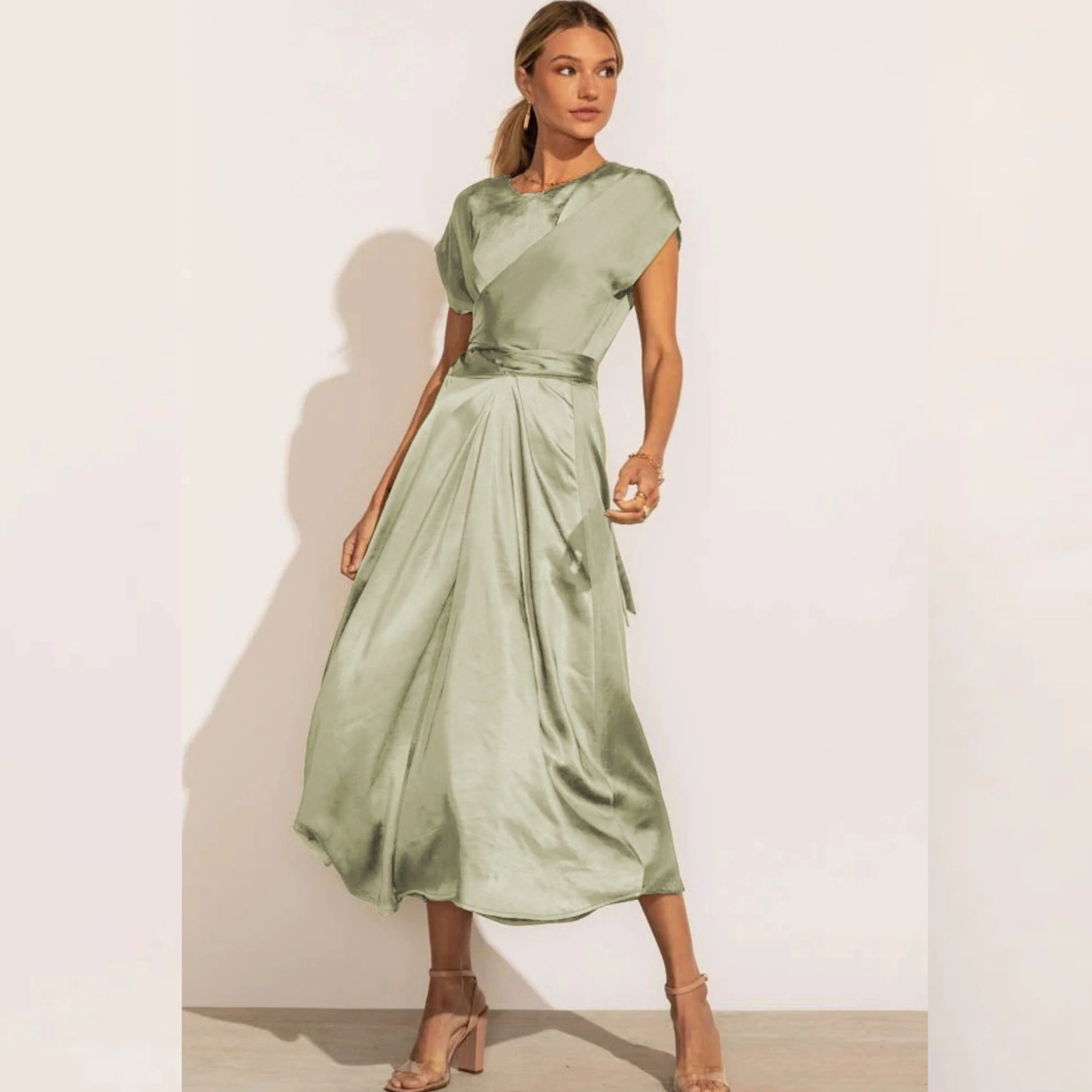 Chaïma | Robe fluide pour femme | Manches longues - Image 8