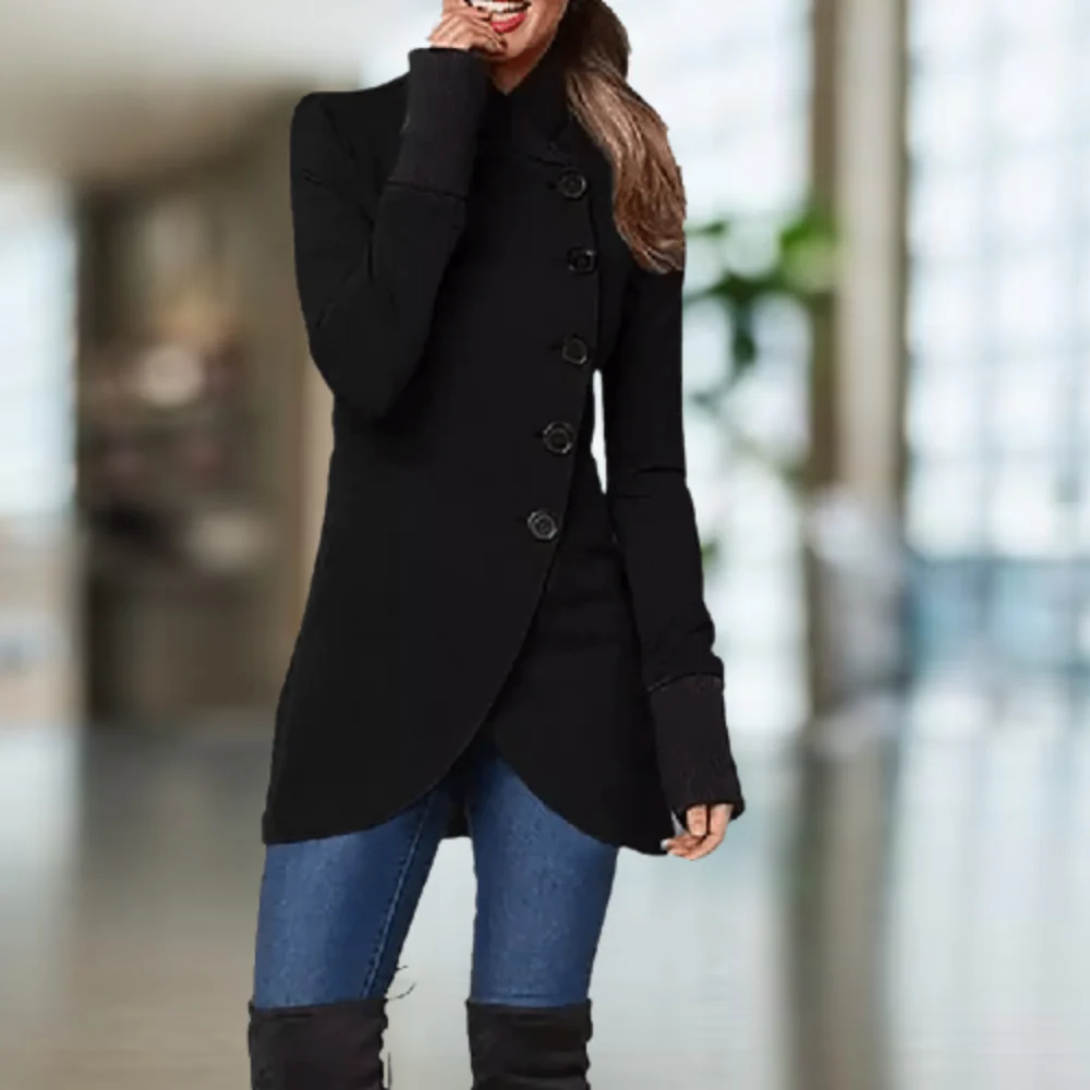 Cindi | Manteau Asymétrique Confort Hiver - Image 4