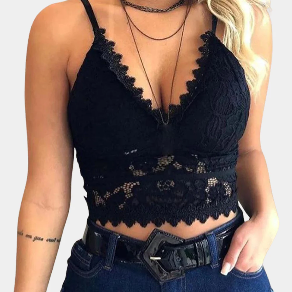 Cora | Top court en dentelle pour femme | Tendance - Image 3