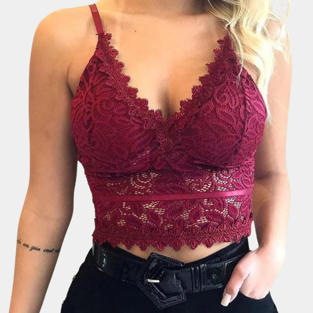 Cora | Top court en dentelle pour femme | Tendance - Image 7
