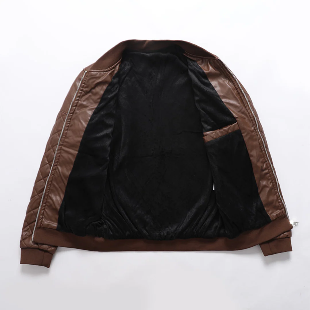 Corentin | Veste En Cuir Chaude - Image 4