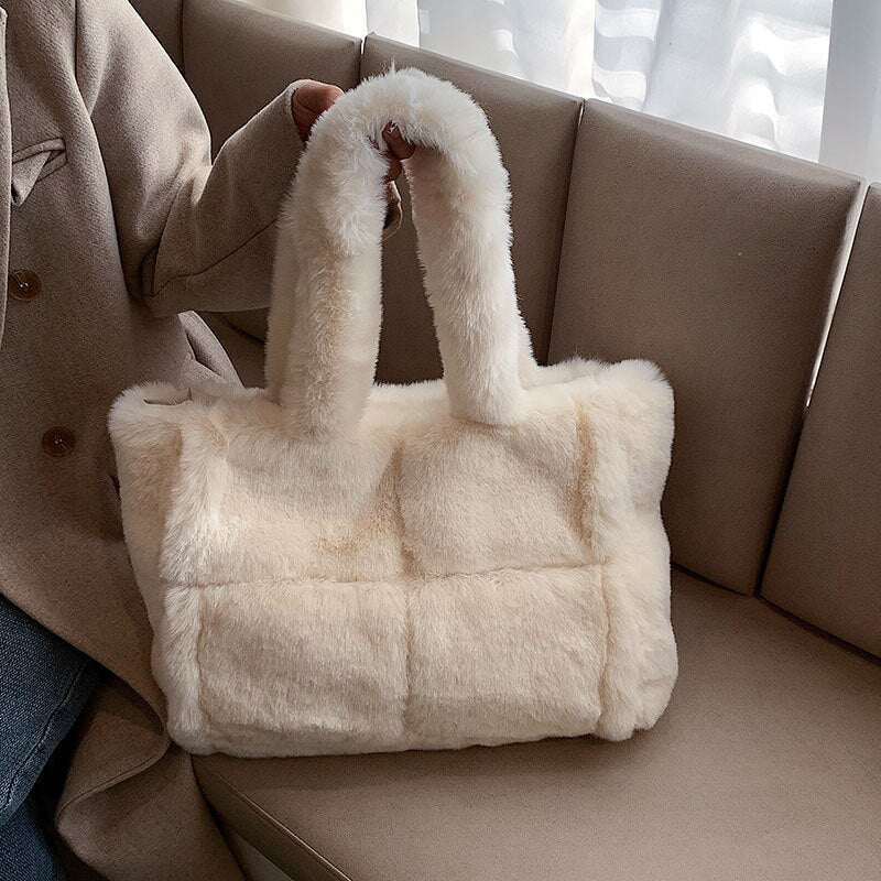 Crystel | Sac Bandoulière Fausse Fourrure - Image 4