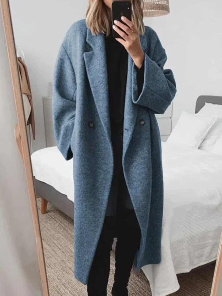 Damarie | Manteau Long Oversize Élégant - Image 3