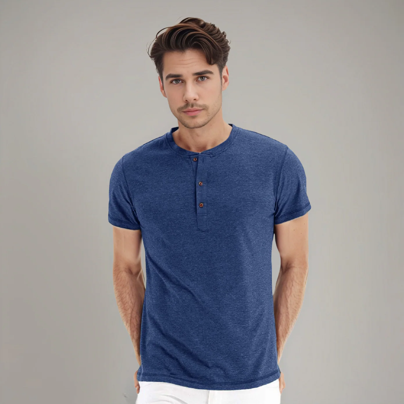 Davide | Polo pour Homme | Manches Courtes, Coupe Classique & Moderne - Image 9