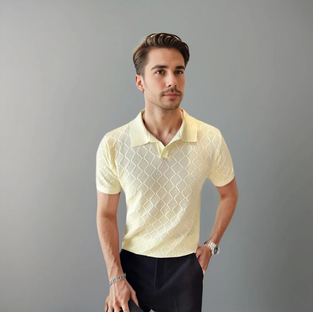Dax | Polo pour Homme | Tricoté, Col À Revers & Moderne - Image 6