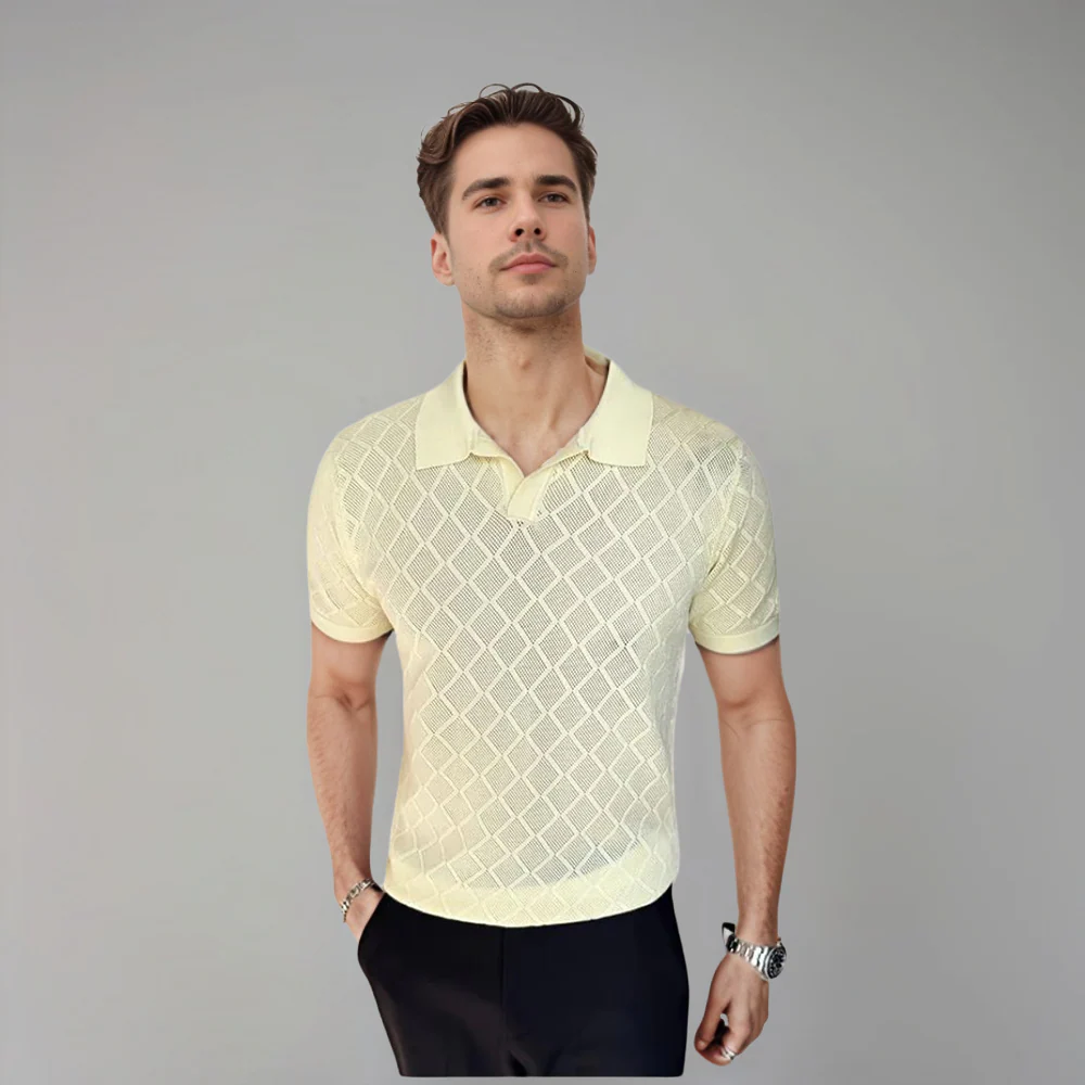 Dax | Polo pour Homme | Tricoté, Col À Revers & Moderne - Image 7