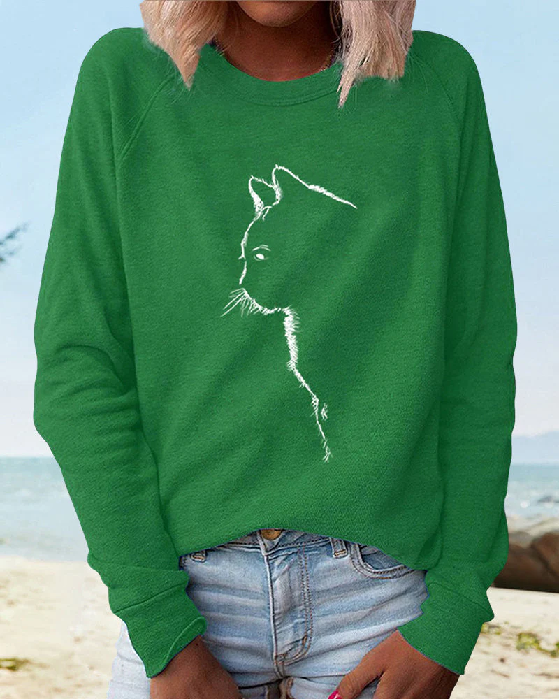 Dorann | Pull Chat Silhouette Élégant - Image 3