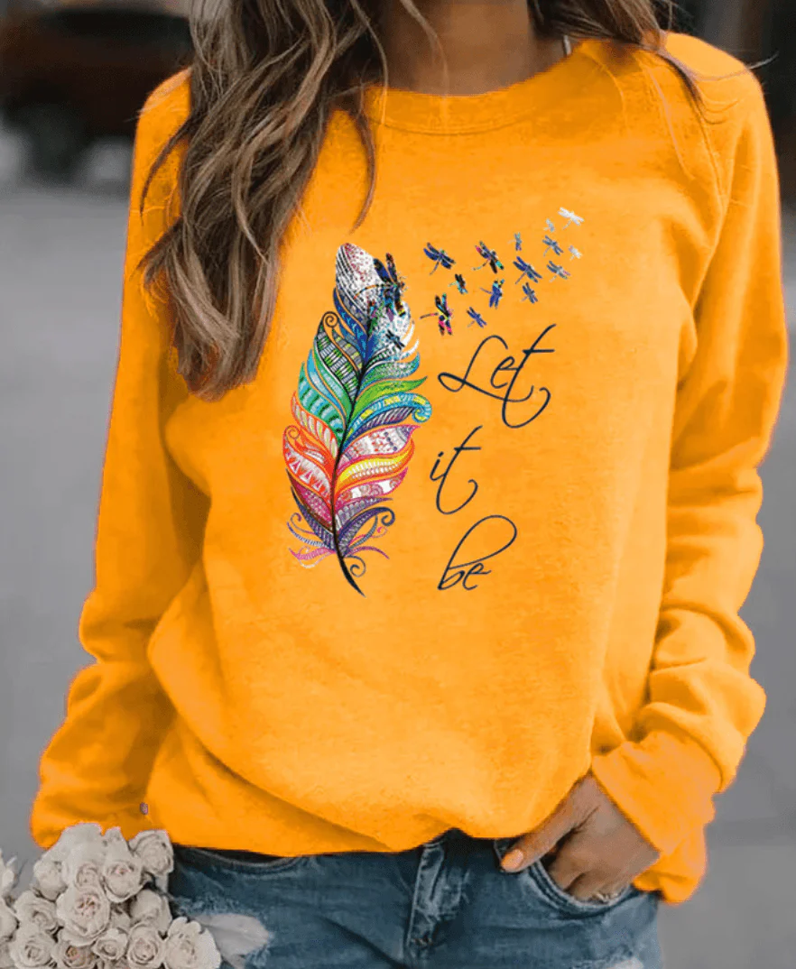 Drinna | Sweatshirt Hivernal avec Plumes - Image 3