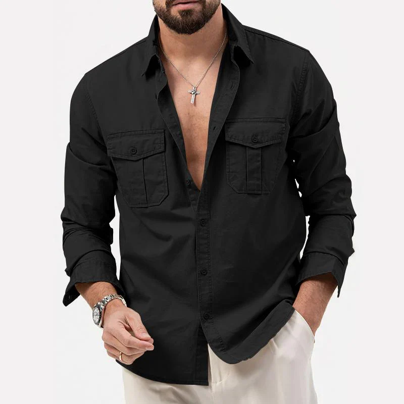 Dwight | Chemise Homme Style Cargo | Respirant - Image 13