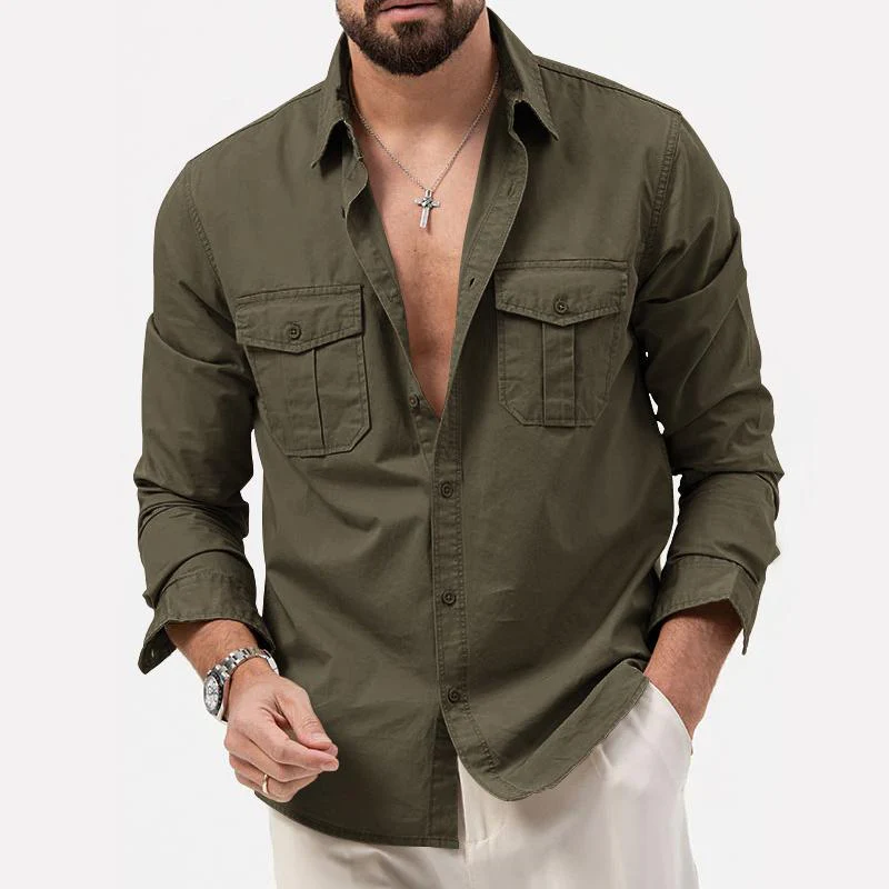 Dwight | Chemise Homme Style Cargo | Respirant - Image 14