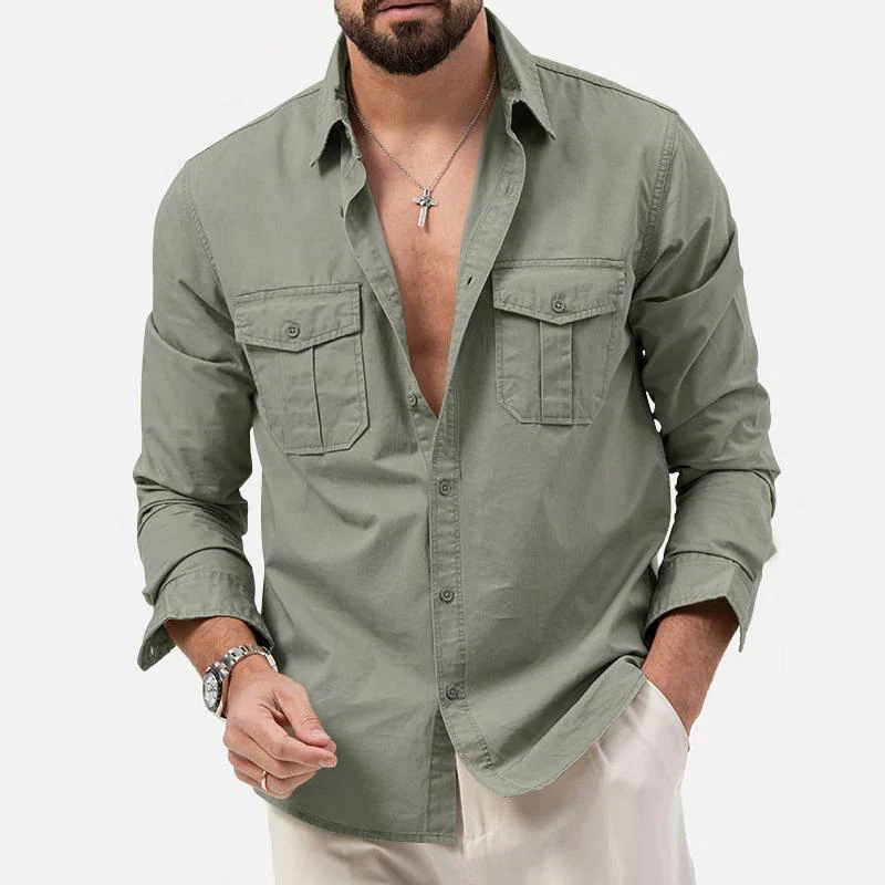 Dwight | Chemise Homme Style Cargo | Respirant - Image 16