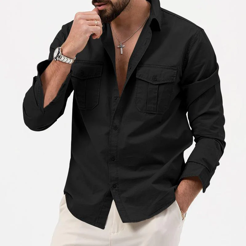 Dwight | Chemise Homme Style Cargo | Respirant - Image 6