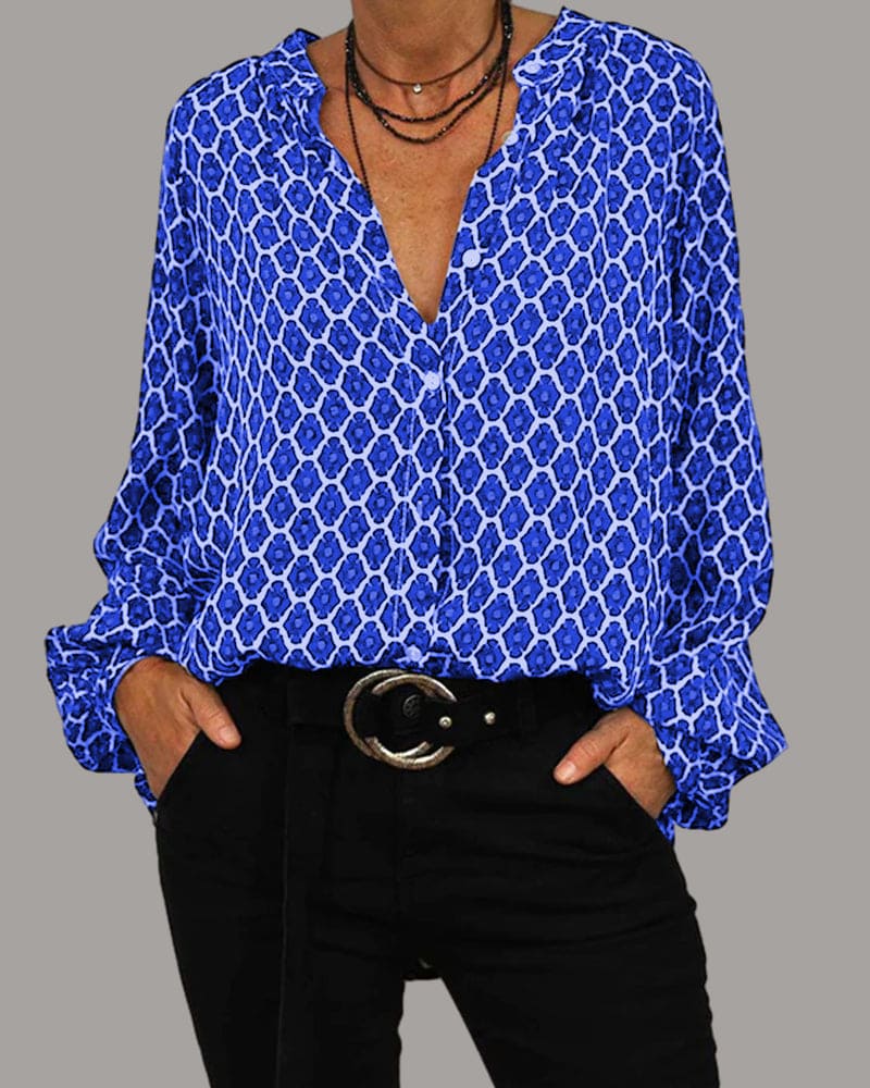 Eryne | Chemisier Manches Longues Chic - Image 3