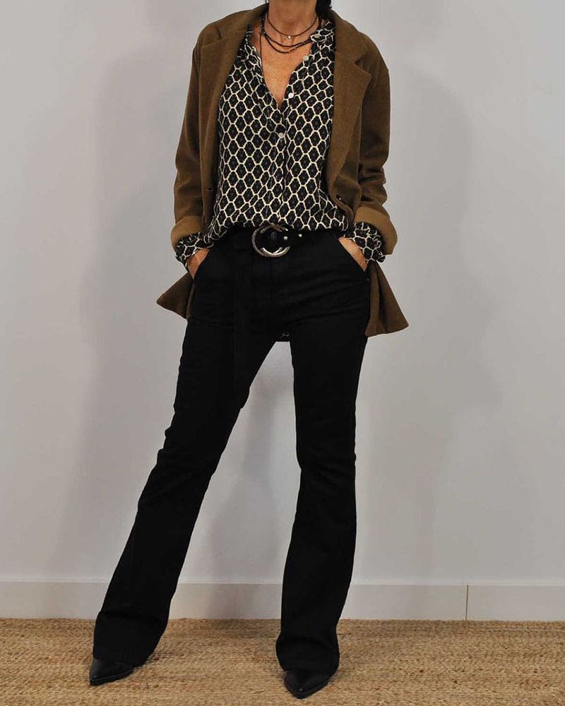 Eryne | Chemisier Manches Longues Chic - Image 4