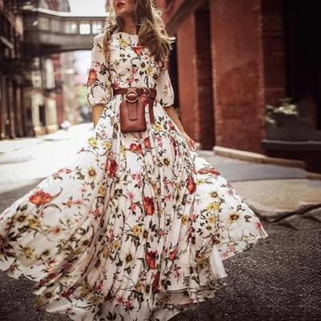 Estelle | Robe maxi longue pour femme | Moderne - Image 4
