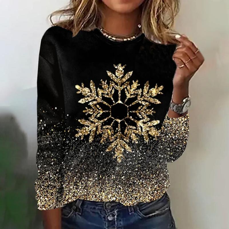 Eugèva | Pull À Paillettes Flocon Neige