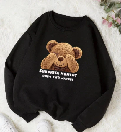 Évarice | Sweat Douillet Motif Ours - Image 4