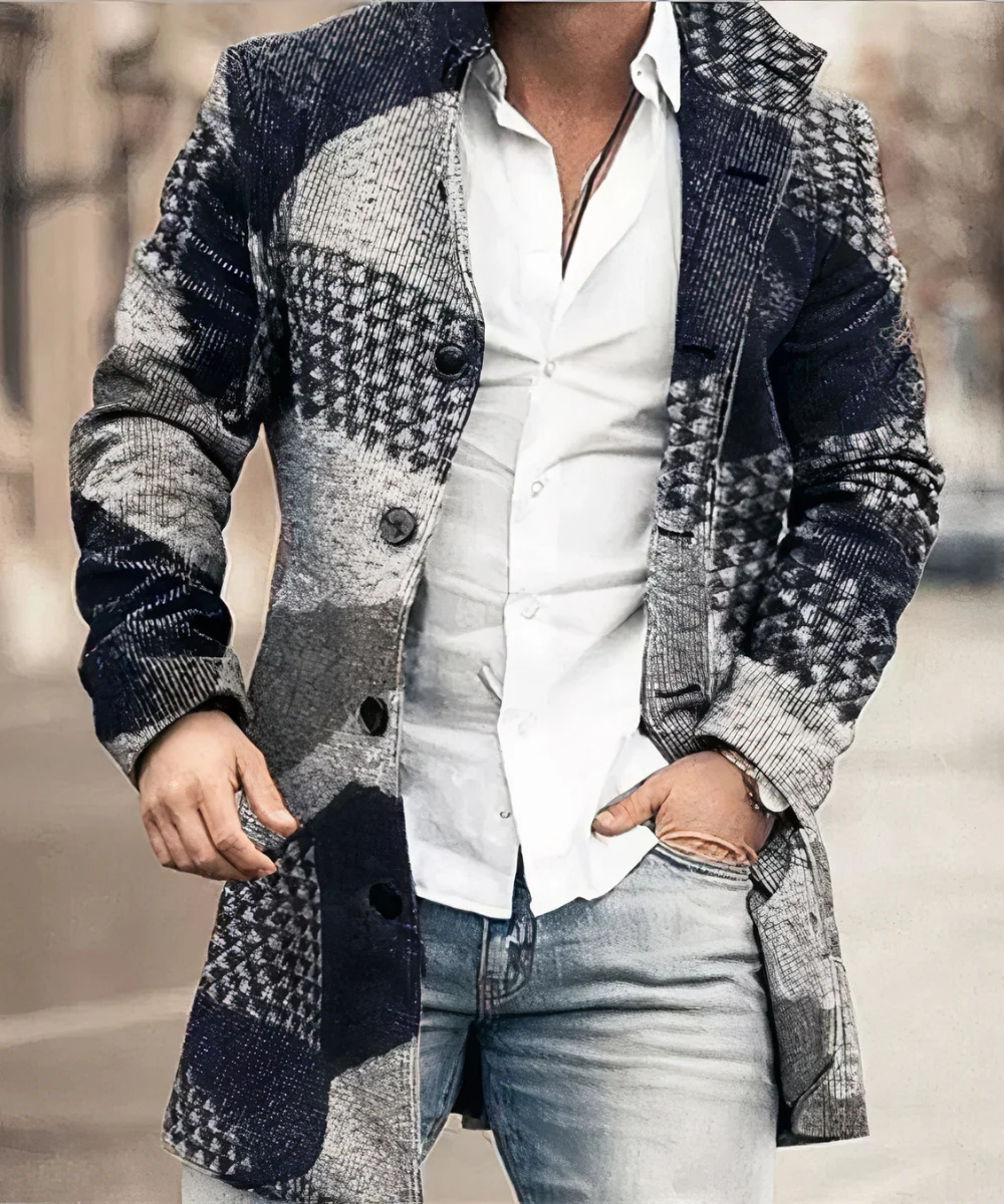 Faly | Trench Élégant Pour Hommes - Image 2