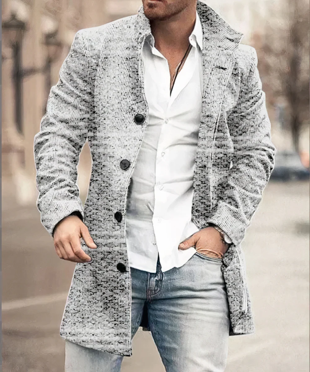 Faly | Trench Élégant Pour Hommes - Image 5