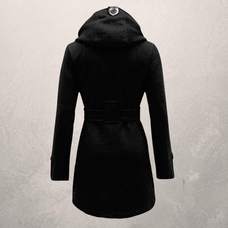 Fedrissa | Manteau Tendance Ceinture Capuche - Image 11