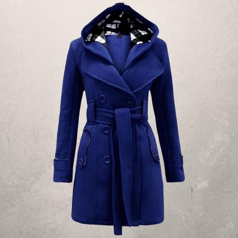 Fedrissa | Manteau Tendance Ceinture Capuche - Image 4