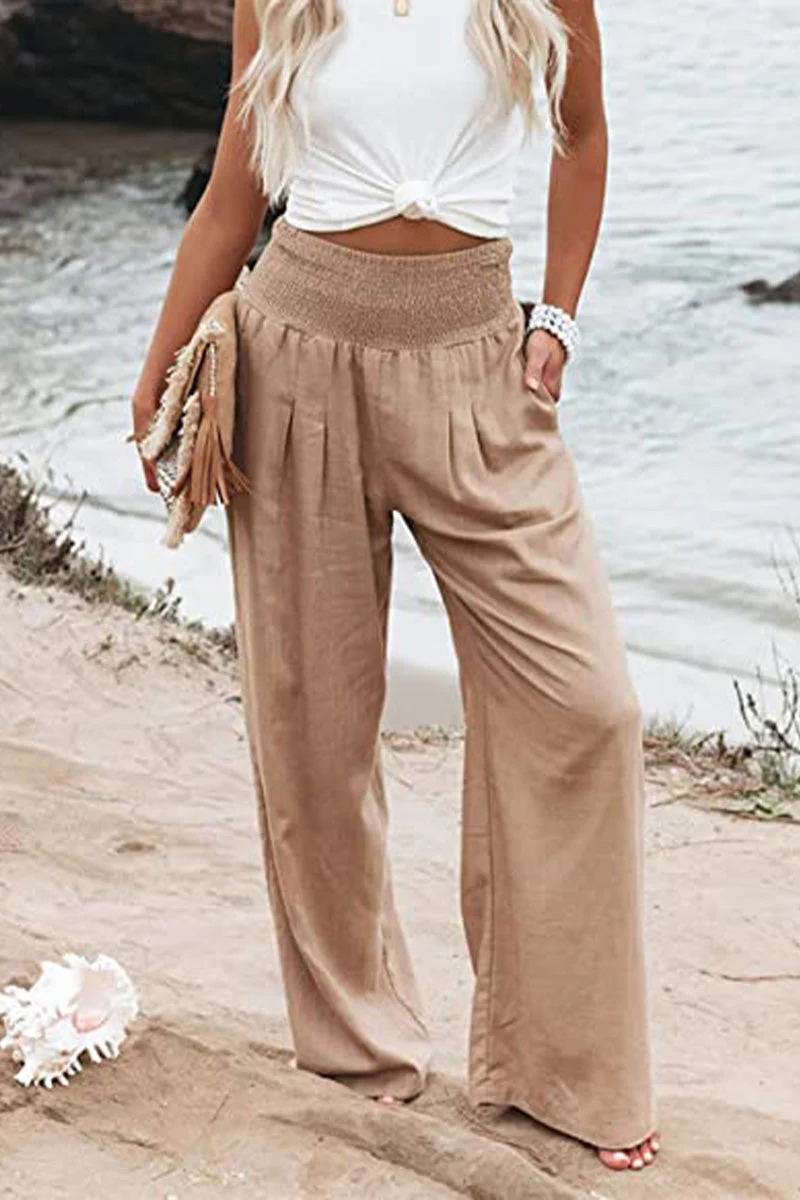 Henriette | Pantalon palazzo taille haute femme | Tendance - Image 3