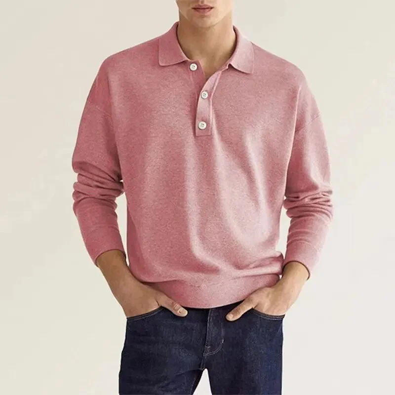 Jérôme | Polo pour Homme | Manches Longues, Coupe Ajustée & Moderne - Image 5