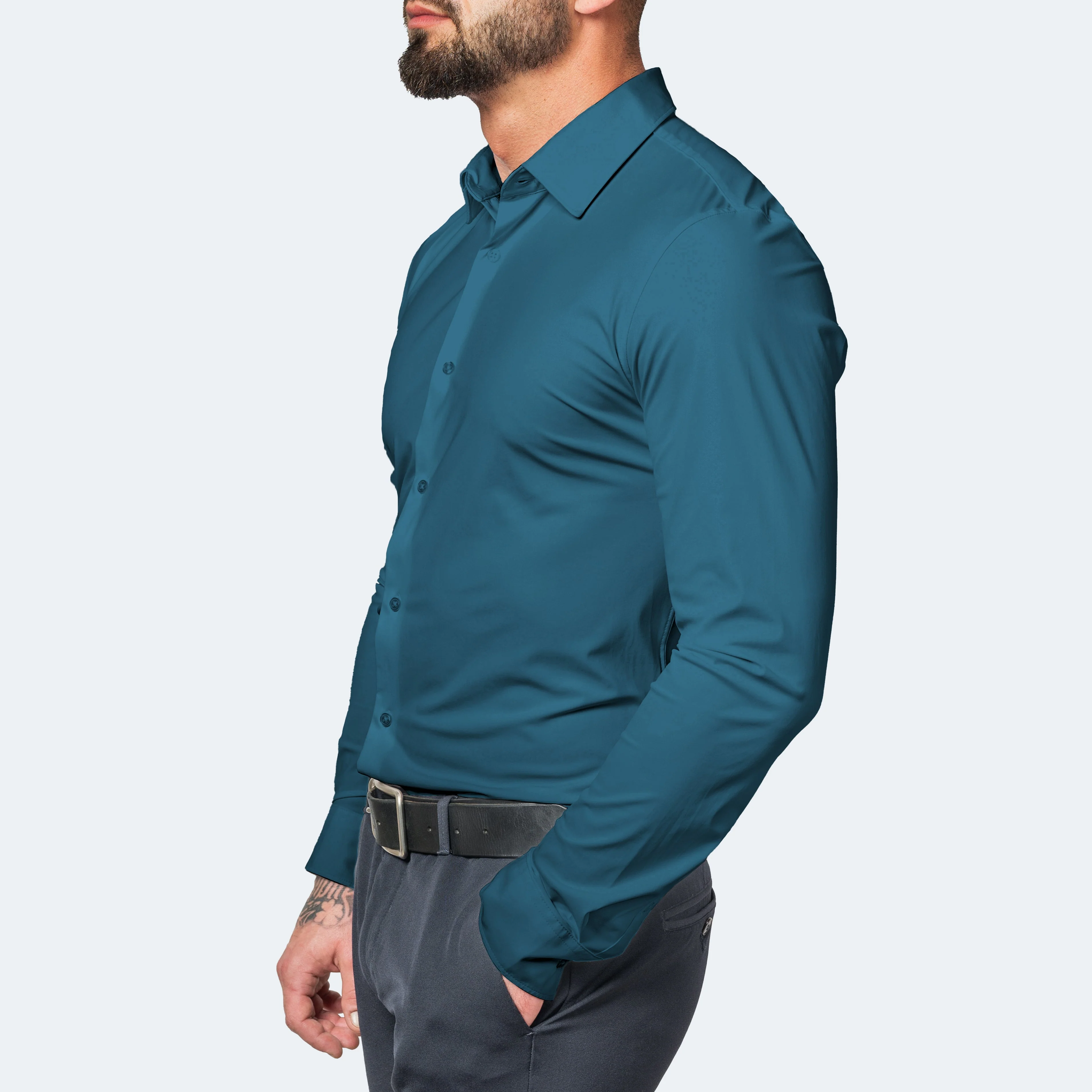 Julien | Chemise pour Homme | Stretch, Manches Longues & Tendance - Image 6