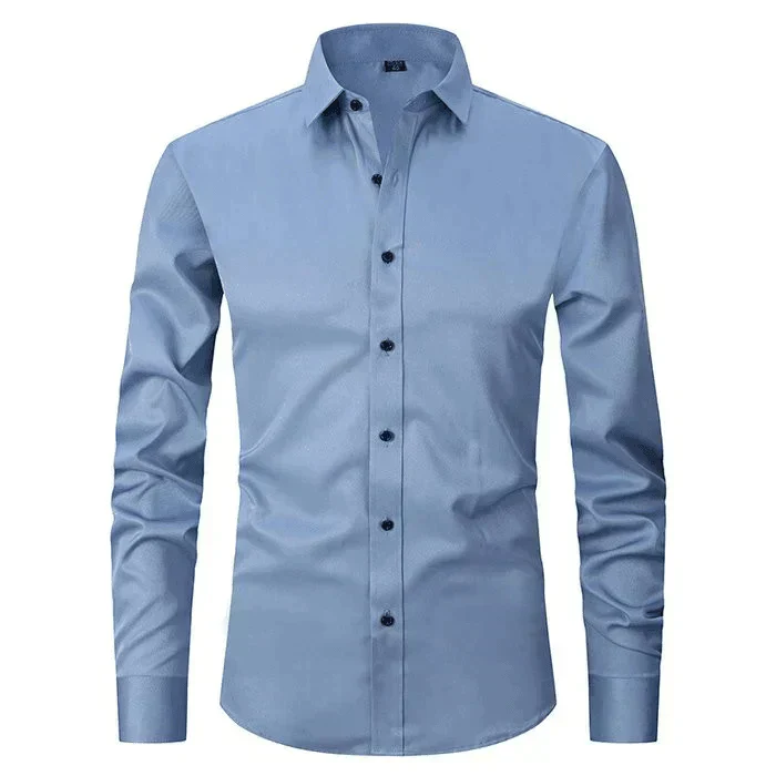 Léon | Chemise pour Homme | Manches Longues, Col Kent & Tendance - Image 3
