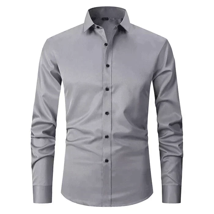 Léon | Chemise pour Homme | Manches Longues, Col Kent & Tendance - Image 8