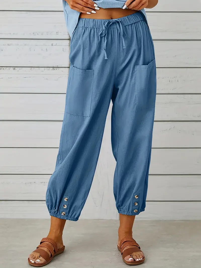 Léontine | Pantalon harem ample femme | Moderne - Image 4