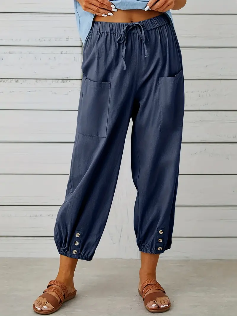 Léontine | Pantalon harem ample femme | Moderne - Image 9