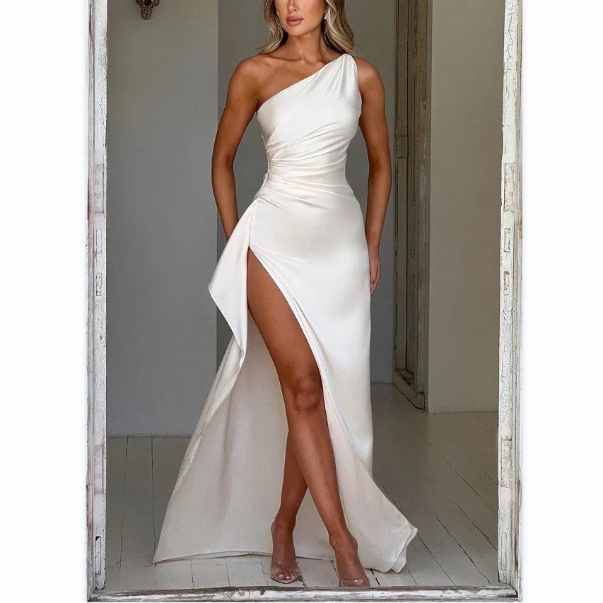 Libby | Robe à épaule unique pour femmes | Fête - Image 6