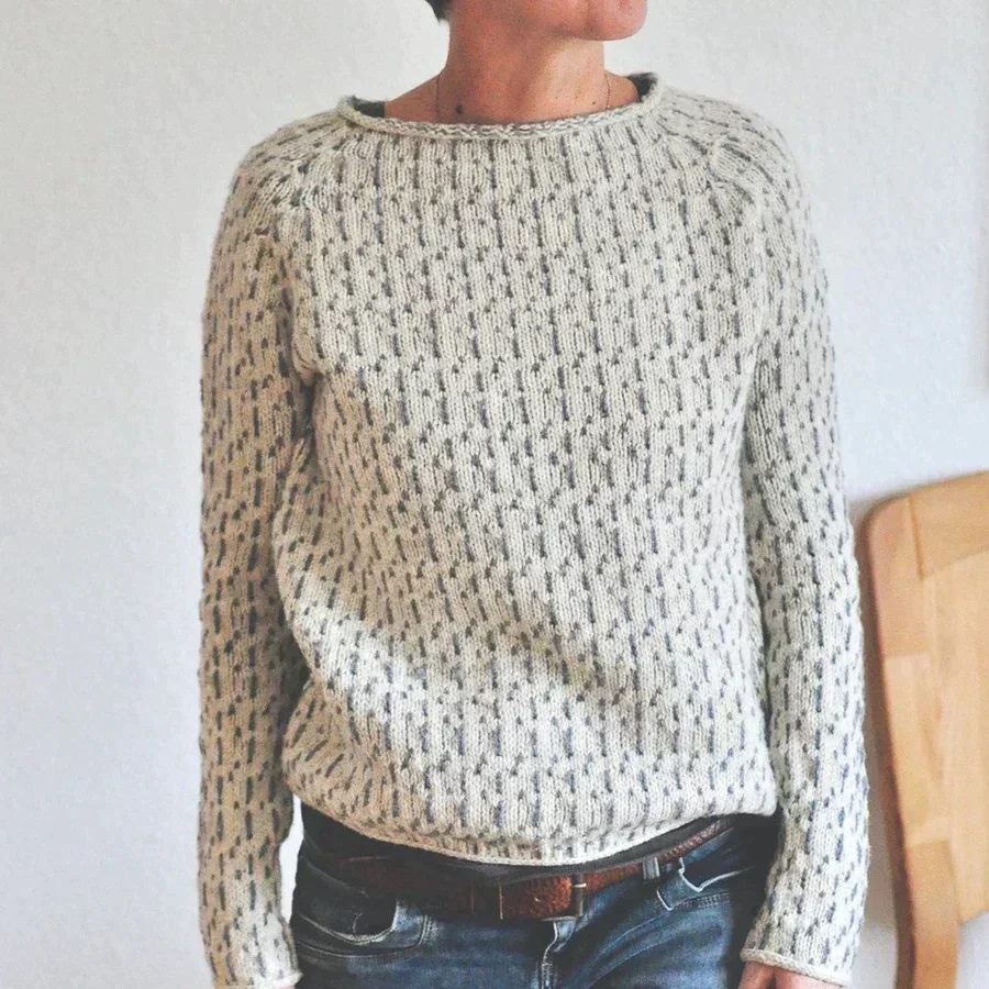 Lonquille | Pull à col rond pour femme | Tendance - Image 2