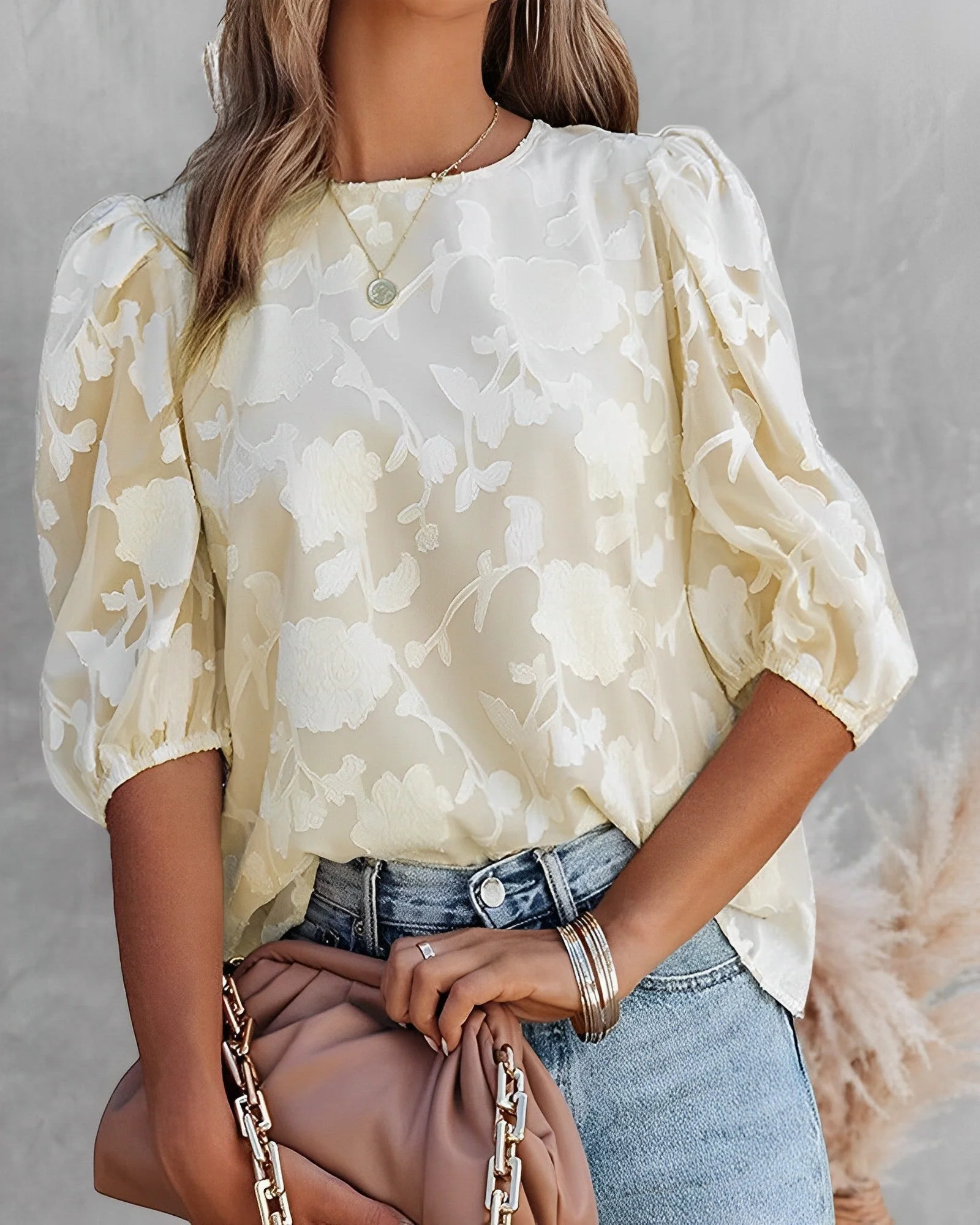 Nova | Chemisier à imprimé floral pour femme | Tendance - Image 6