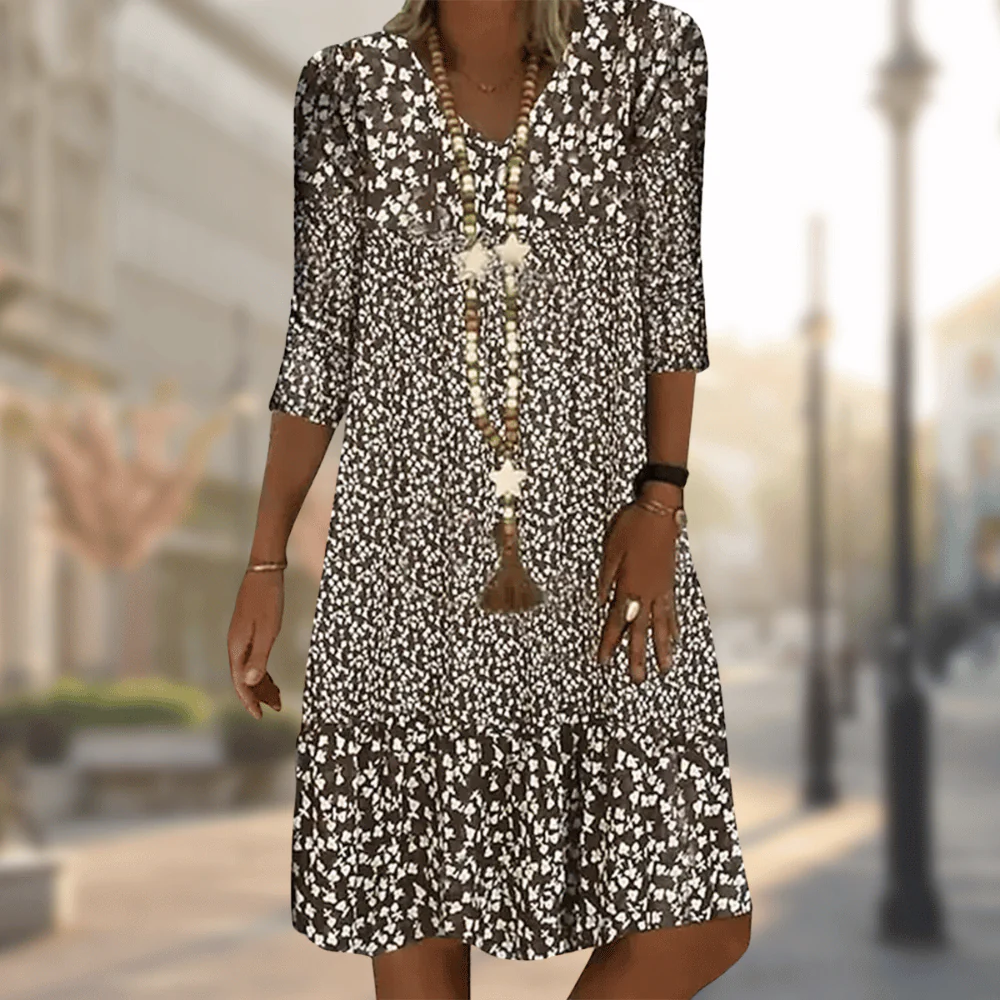 Oriane | Robe midi pour femme | Moderne - Image 3