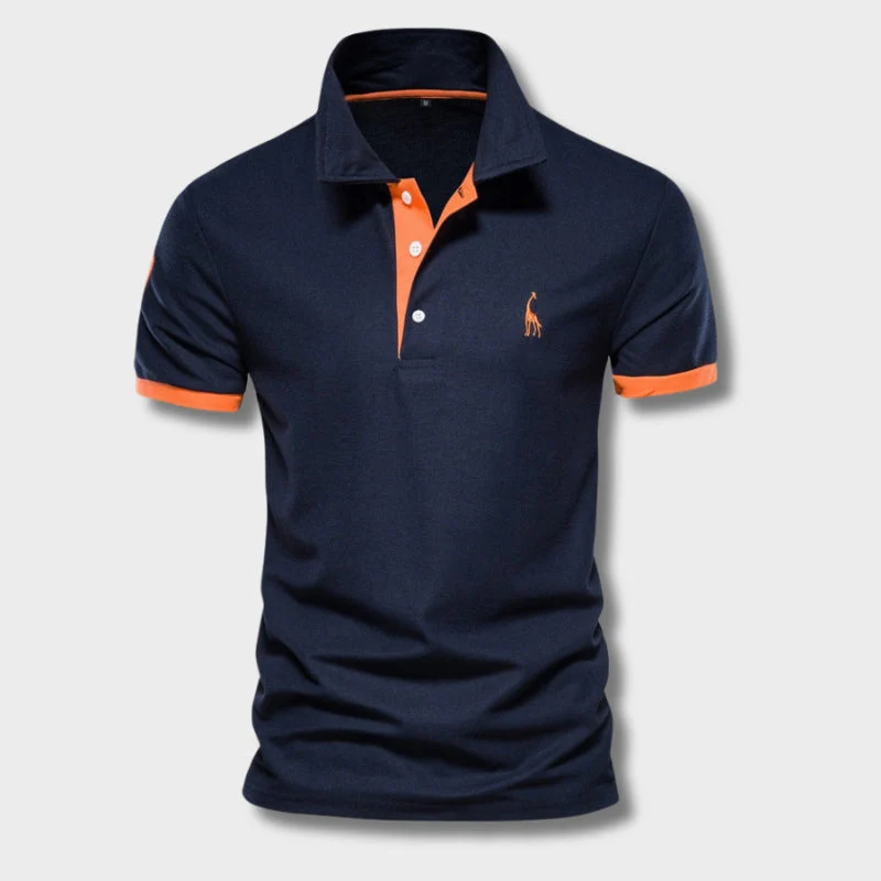 Philippe | Polo pour Homme | Bicolore, Col Boutonné & Tendance