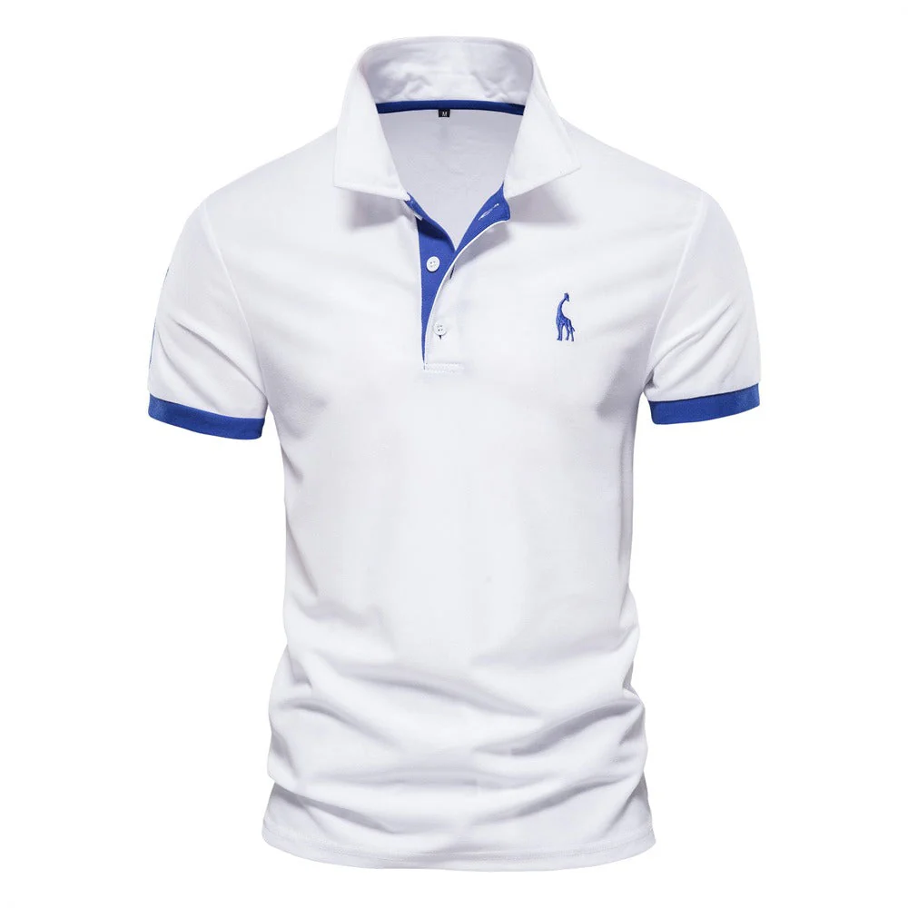 Philippe | Polo pour Homme | Bicolore, Col Boutonné & Tendance - Image 4