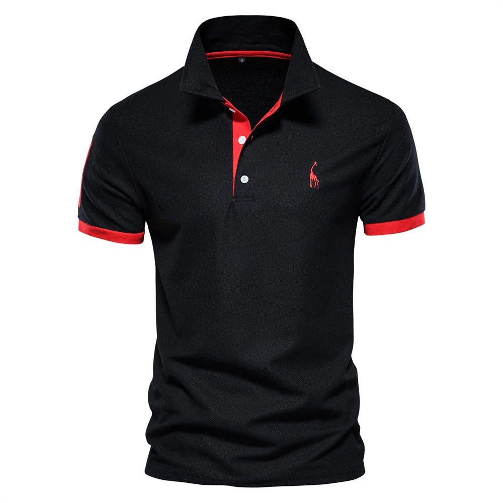 Philippe | Polo pour Homme | Bicolore, Col Boutonné & Tendance - Image 5