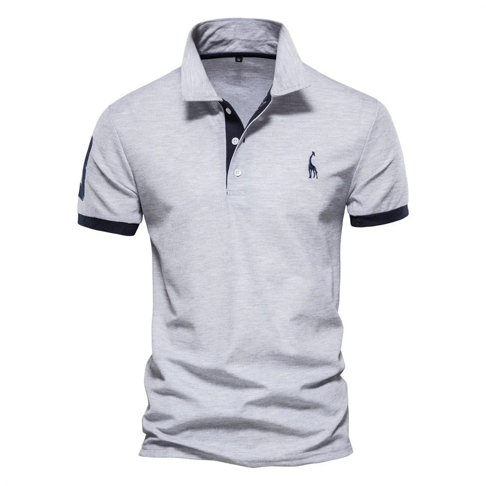 Philippe | Polo pour Homme | Bicolore, Col Boutonné & Tendance - Image 7