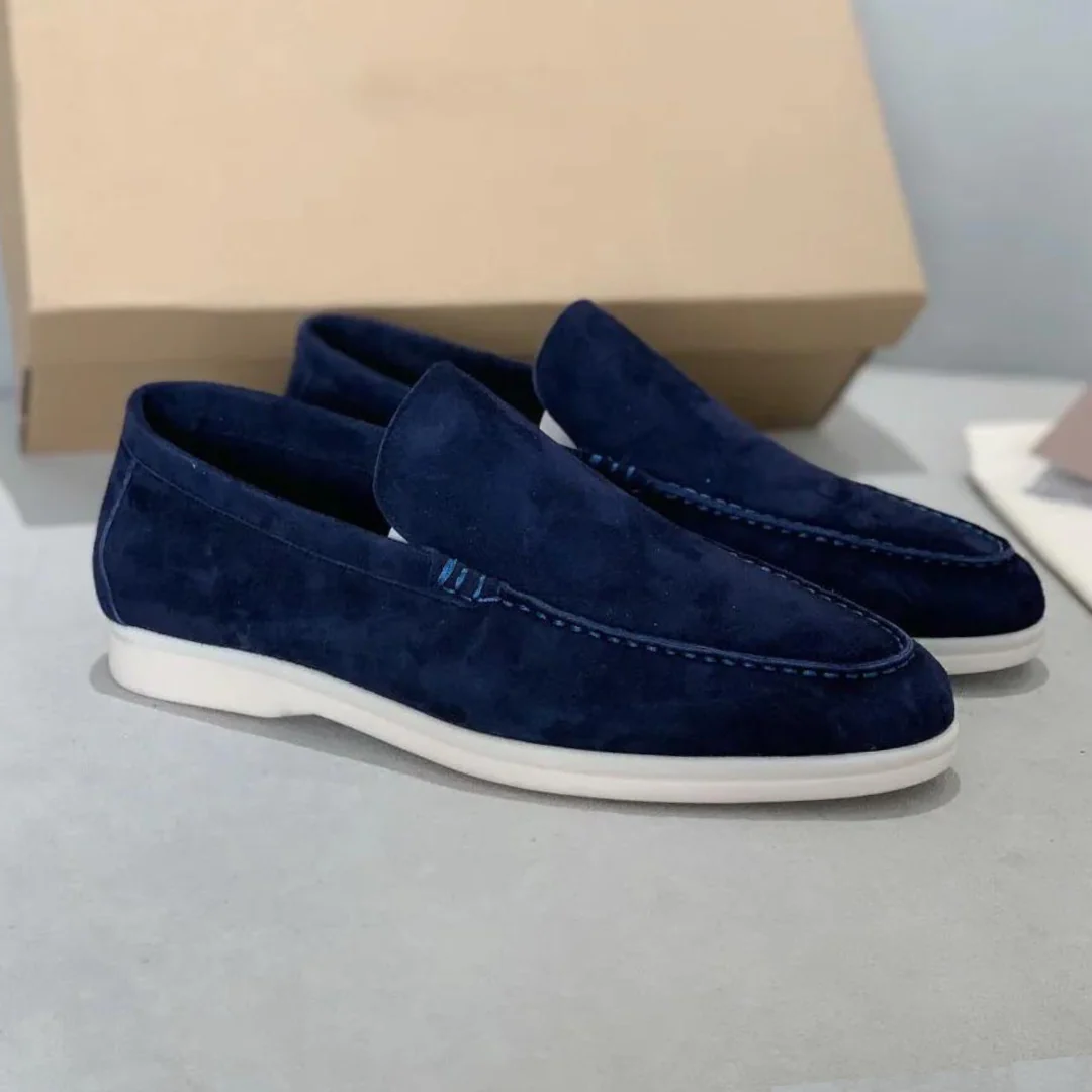 Raphaël | Mocassins de luxe en daim pour hommes | Moderne - Image 4