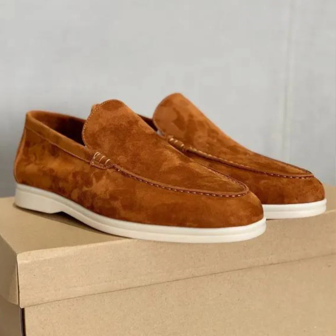 Raphaël | Mocassins de luxe en daim pour hommes | Moderne - Image 9