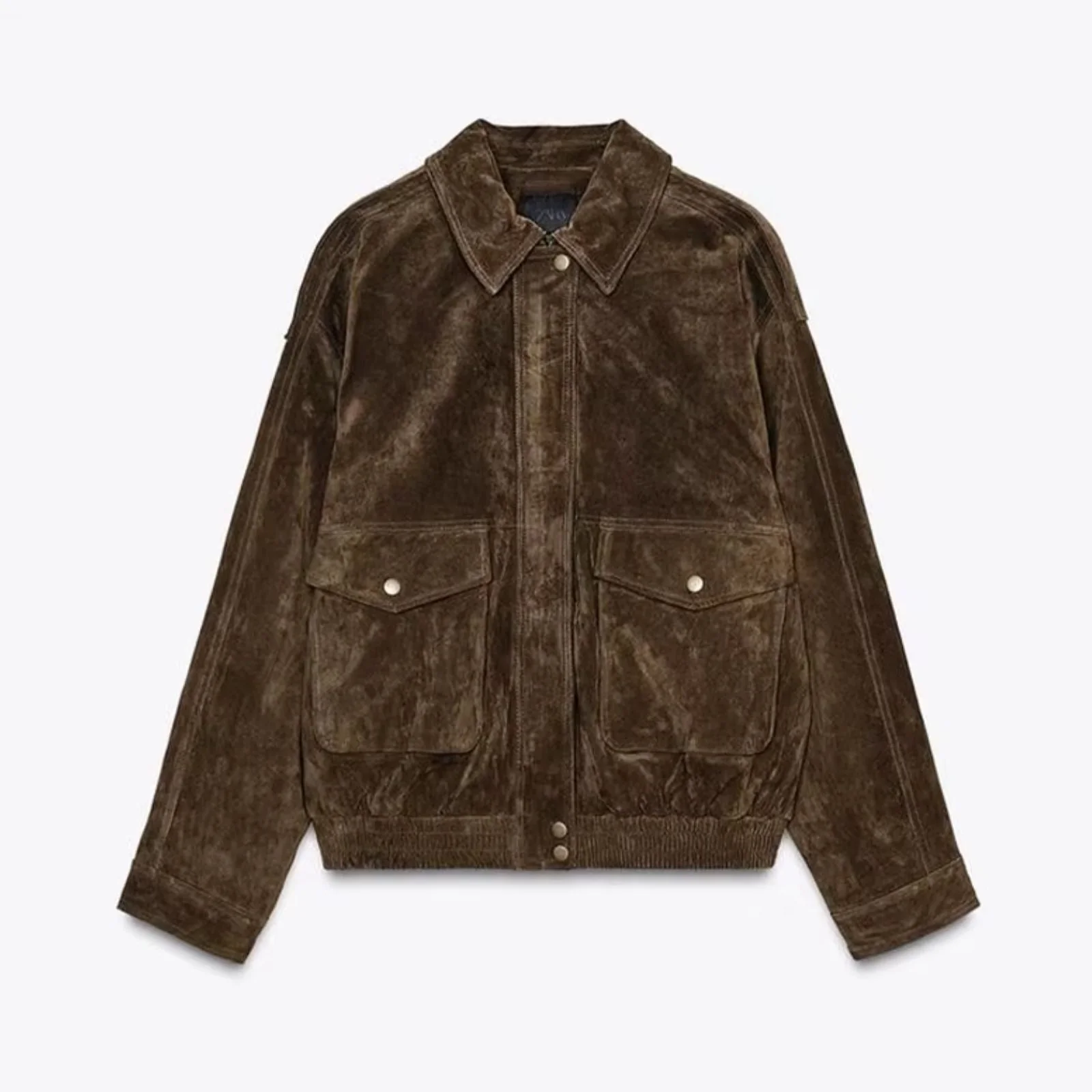 Tara | Veste oversize en daim pour femme | Moderne - Image 5