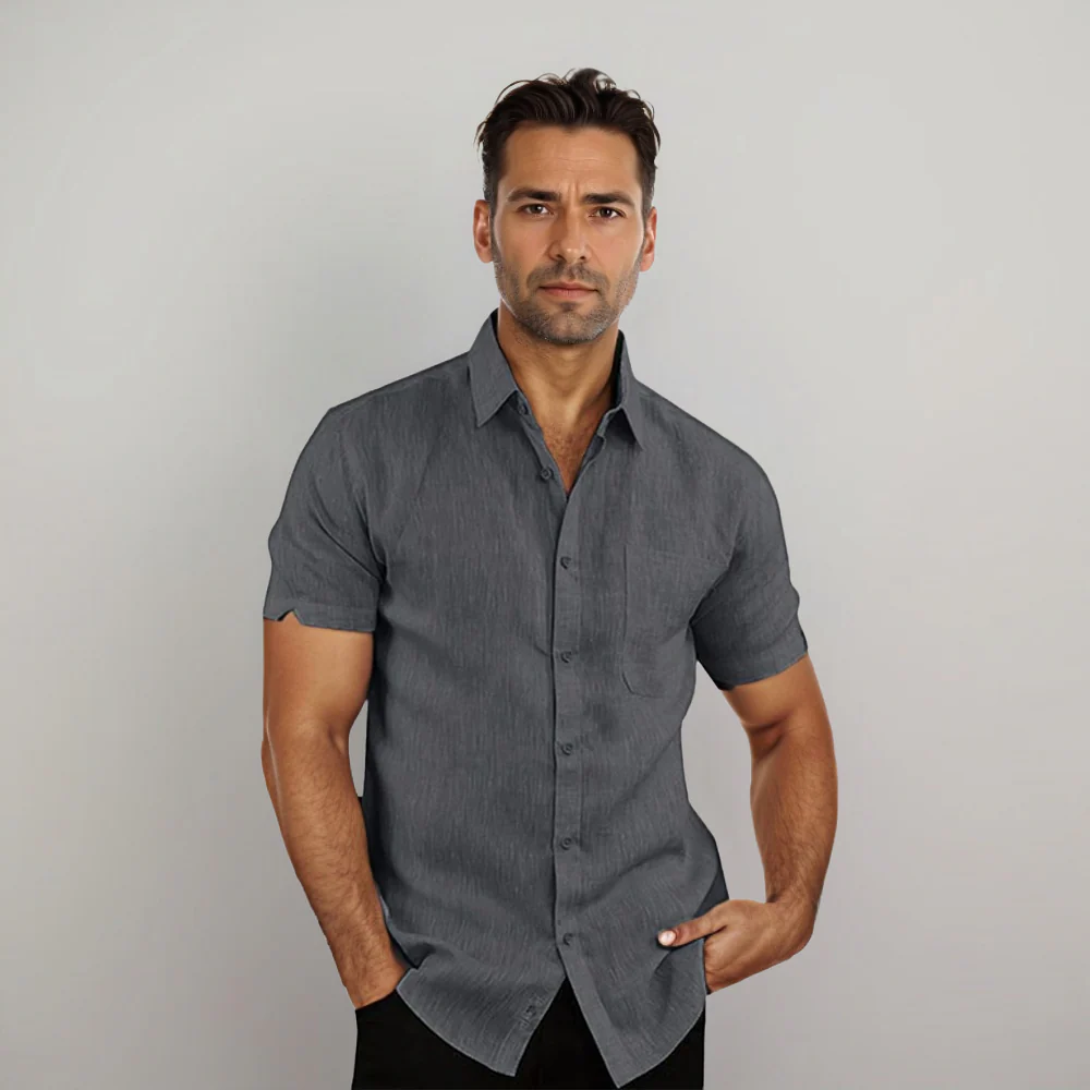 Timeo | Chemise pour Homme | Manches Courtes, Estivale & Tendance - Image 2
